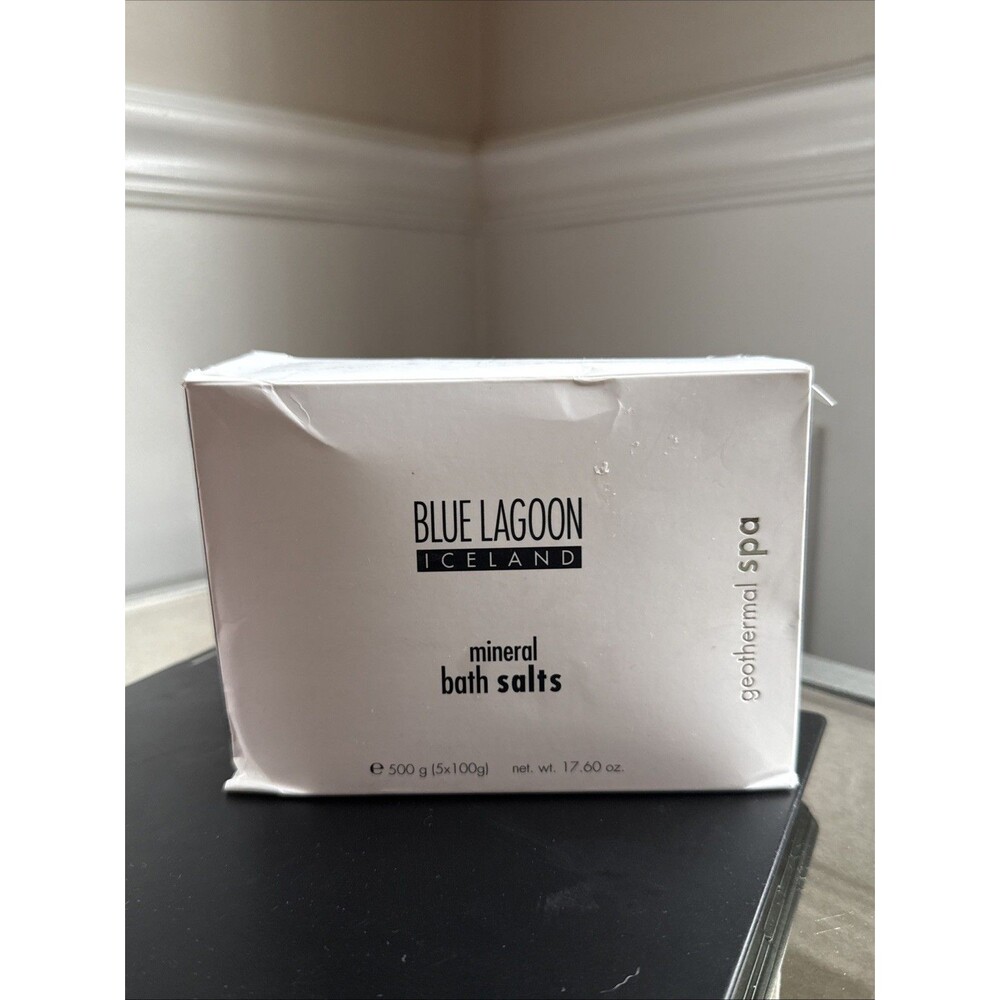 Blue Lagoon Iceland Mineral Bath Salts 5x100g Set NEW Spa Geothermal